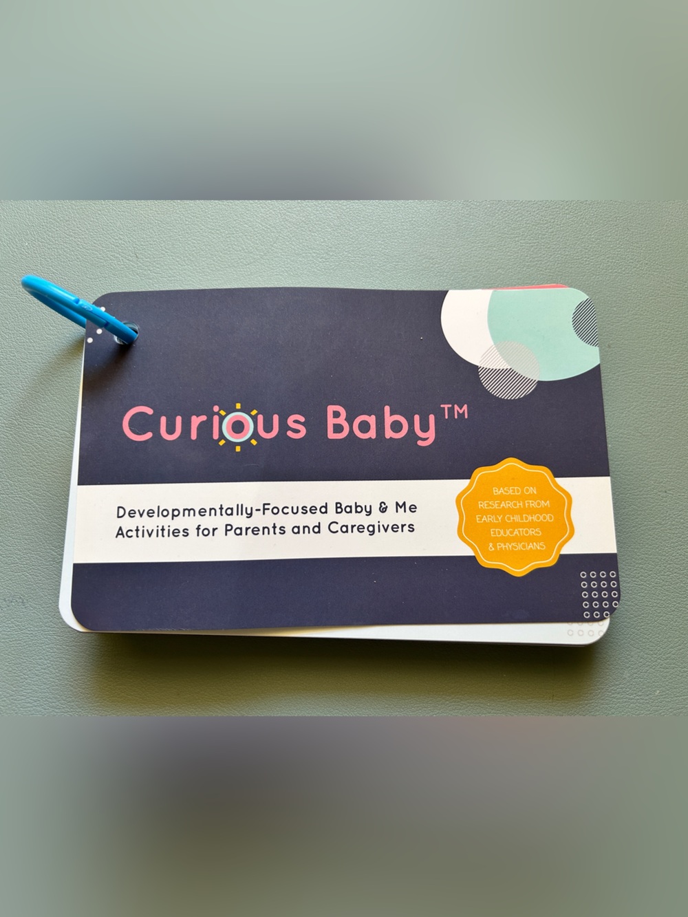 Curious Baby™ Developmental Activity Cards 0-12 Months